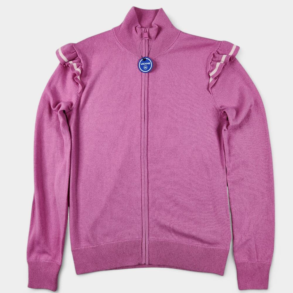 Polo Golf Ralph Lauren Women's Full Zip Cashmere Blend Sweater Small Resort Rose